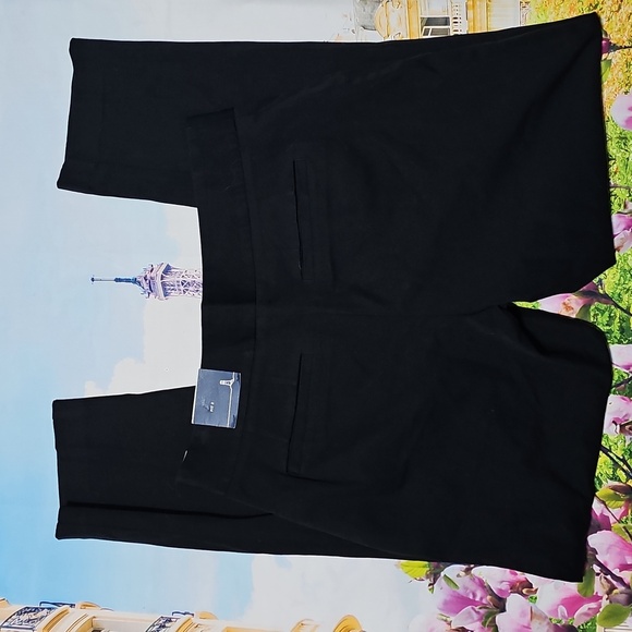 Lands End Black Portico Ankle Pants Size 6 New - Picture 6 of 6
